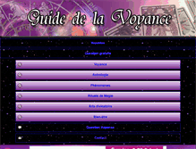 Tablet Screenshot of guide-voyancegratuite.fr